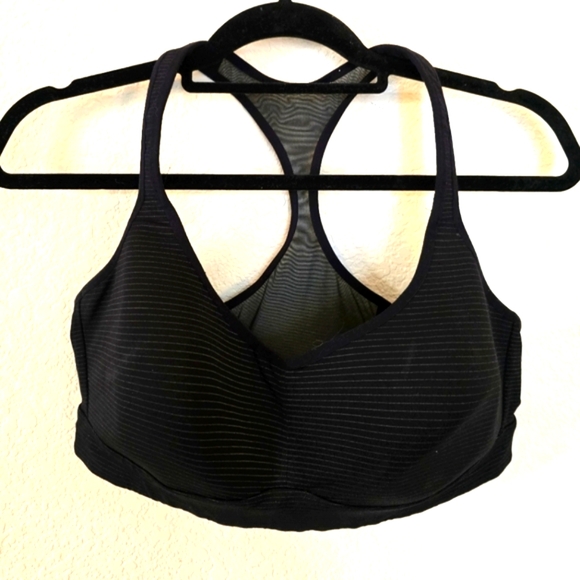 Lululemon Black Speed Up Bra!  Pre Loved! - Picture 2 of 5